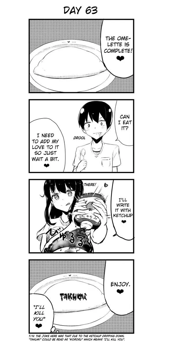 A Story About Wanting to Commit Suicide, but Its Scary So I Find a Yandere Girl to Kill Me, but After 100 days, I Somehow Got ○○ - Chapter 63 - Page 1