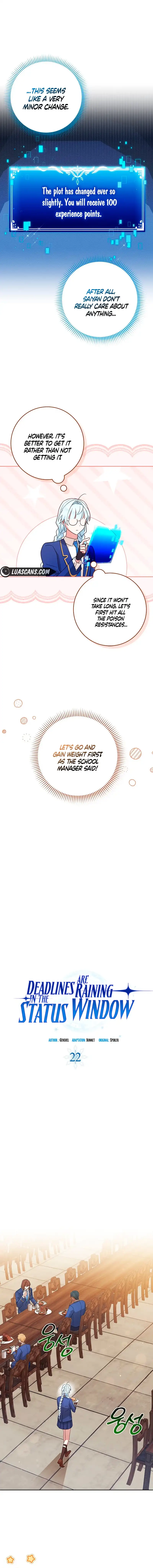 Deadline Is Raining in the Status Window - Chapter 22 - Page 8