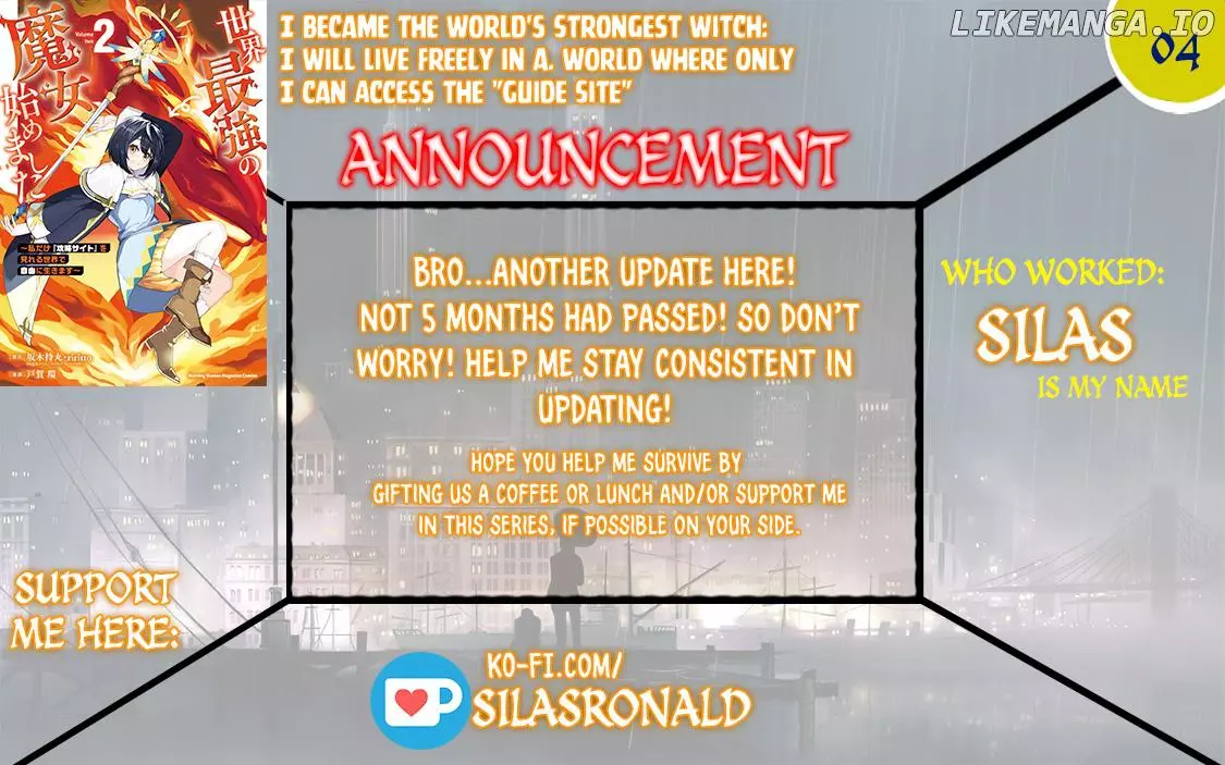 I Became The World's Strongest Witch, ~I Will Live Freely In A World Where Only I Can Access The - Chapter 4 - Page 1