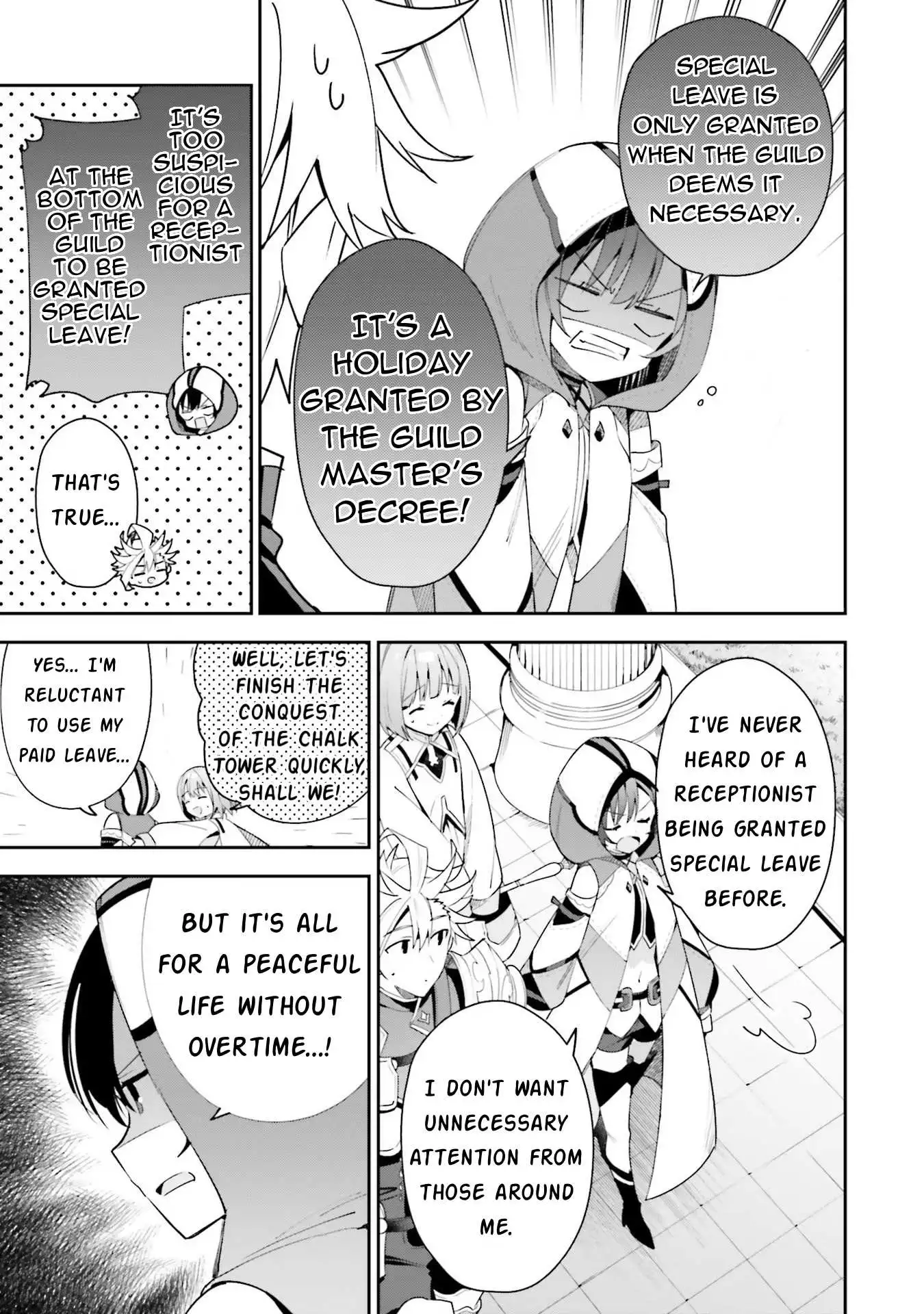I'm The Guild Receptionist, But Since I Don't Want To Work Overtime, I Think I'll Just Solo The Boss - Chapter 11 - Page 22