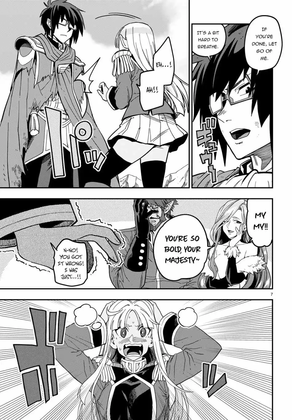 Konjiki no Moji Tsukai - Yuusha Yonin ni Makikomareta Unique Cheat - Chapter 95 - Page 7