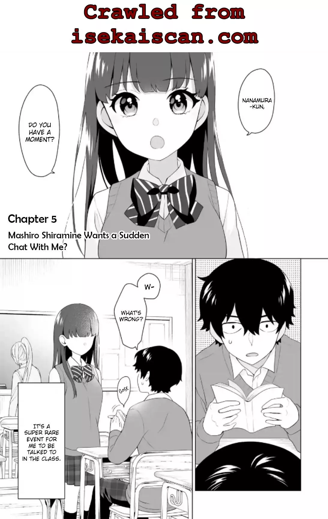 Please Leave Me Alone (For Some Reason, She Wants to Change a Lone Wolf’s Helpless High School Life.) - Chapter 5 - Page 1