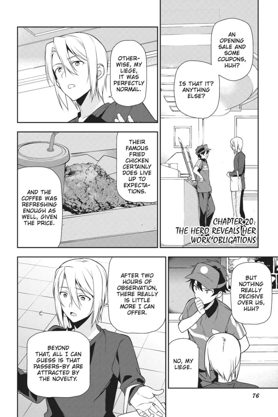 The Devil Is a Part-Timer! (Official) - Chapter 20 - Page 1