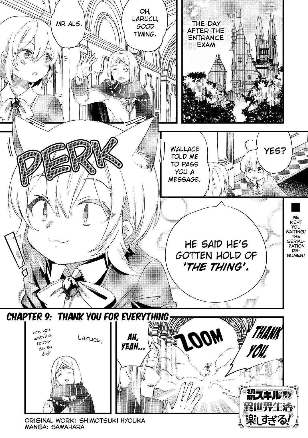 The Initial Skill Is Too Convenient and Life in the Otherworld Is Too Fun! - Chapter 9 - Page 1