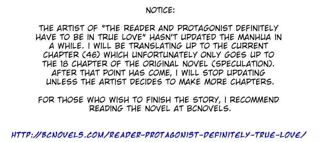 The Reader and Protagonist Definitely Have to Be in True Love - Chapter 6 - Page 1