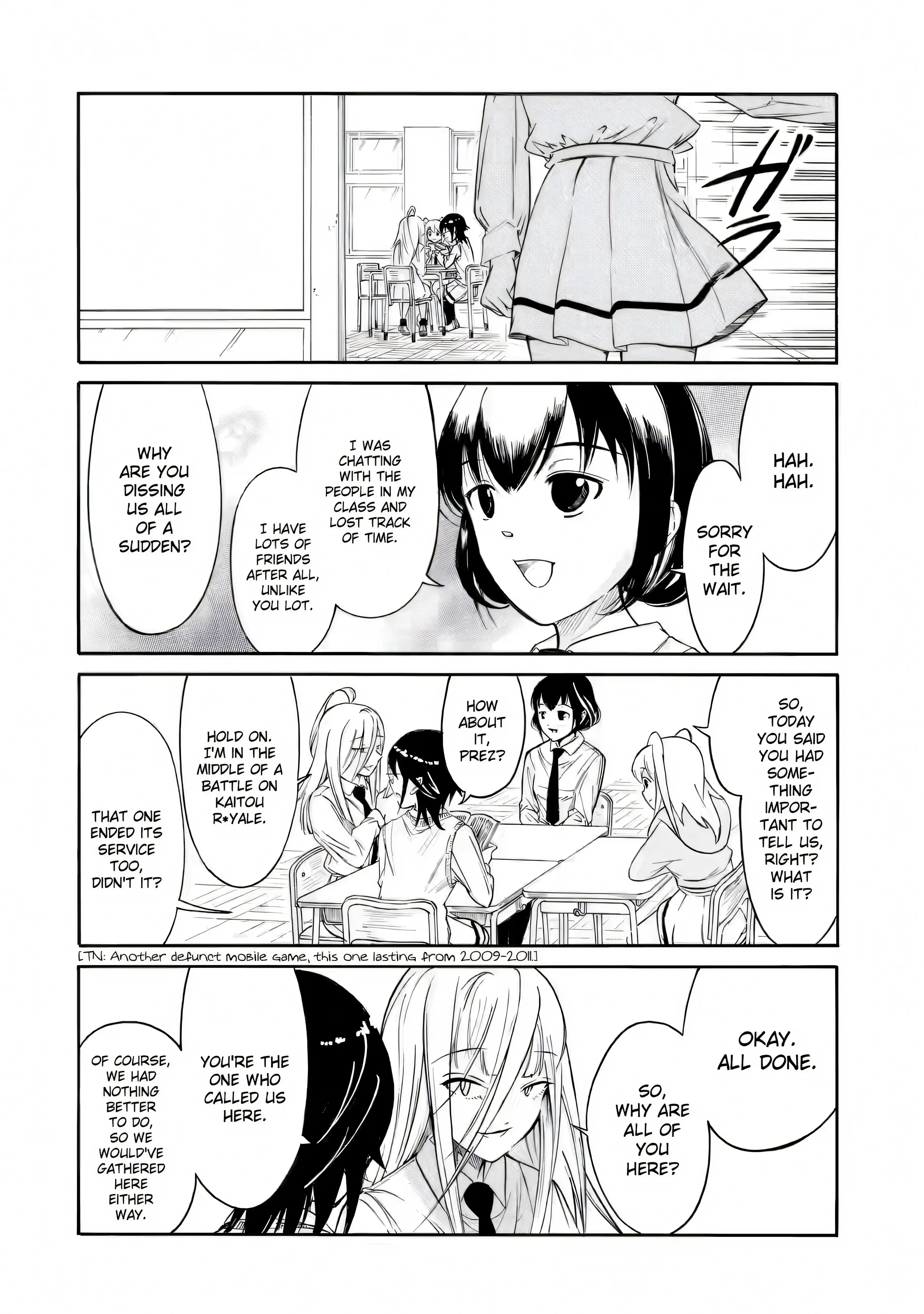 WataMote: No Matter How I Look At It, It's You Guys' Fault I'm Not Popular! - Chapter 216 - Page 4